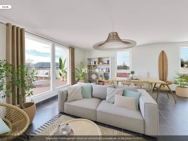 Appartement 3 pièces 69 m² 