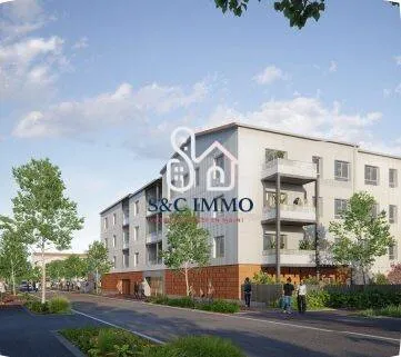 Appartement 2 pièces 38 m² 