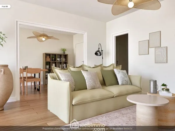 Appartement 3 pièces 72 m² 