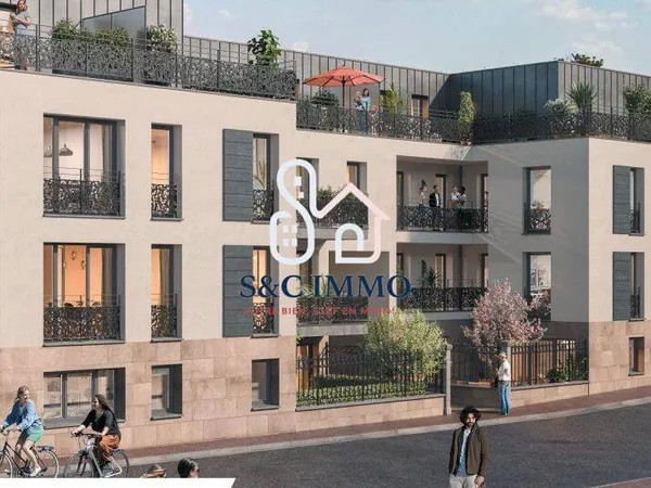 Appartement 3 pièces 64 m² 