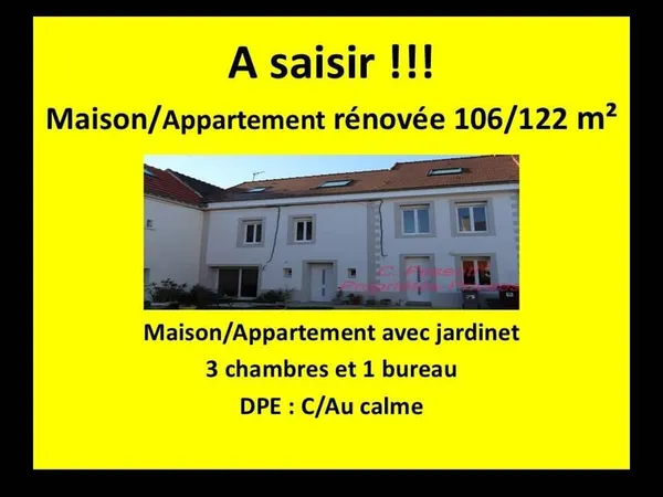 Appartement 6 pièces 106 m² 