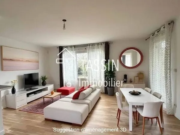 Appartement 3 pièces 69 m² 
