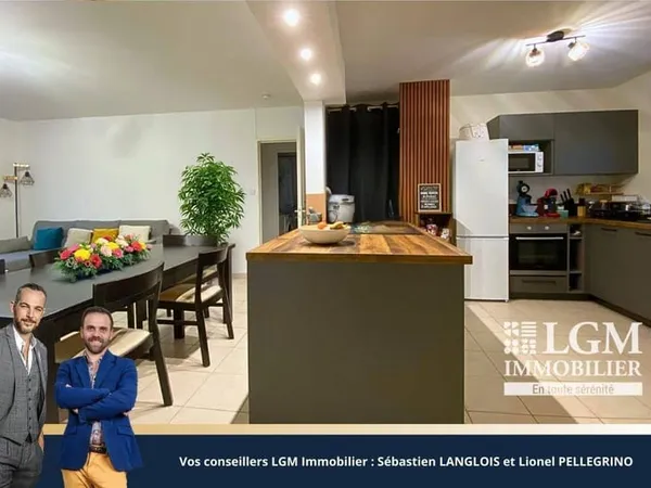 Appartement 3 pièces 62 m² 
