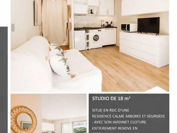 Appartement 1 pièce 18 m² 