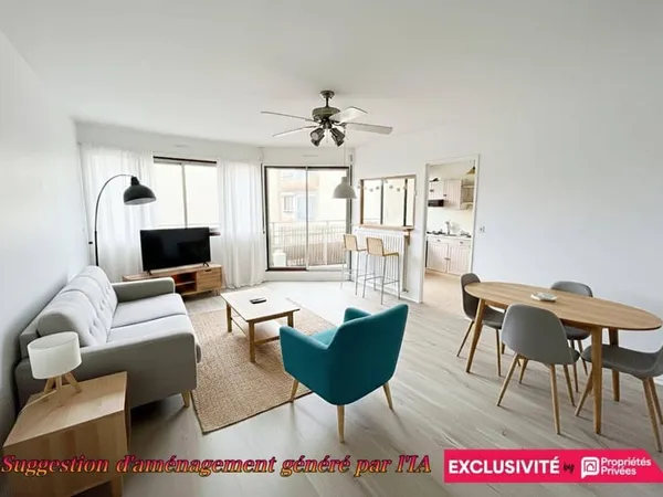 Appartement 2 pièces 50 m² 