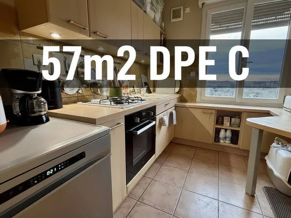 Appartement 3 pièces 57 m² 