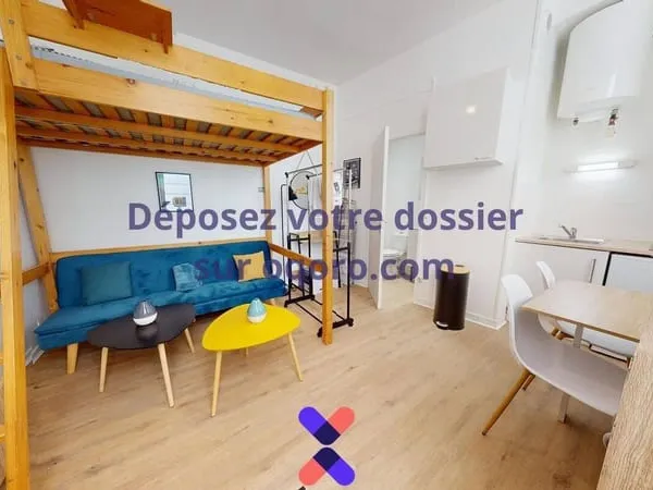 Studio 1 pièce 15 m²