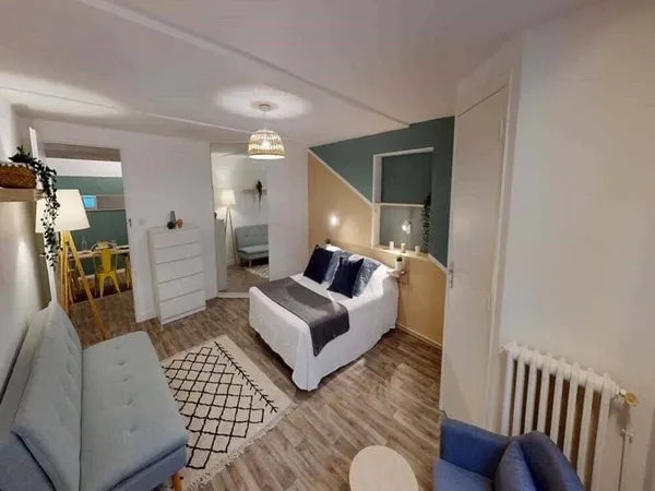 Studio 1 pièce 15 m²