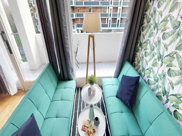 Studio 1 pièce 15 m²