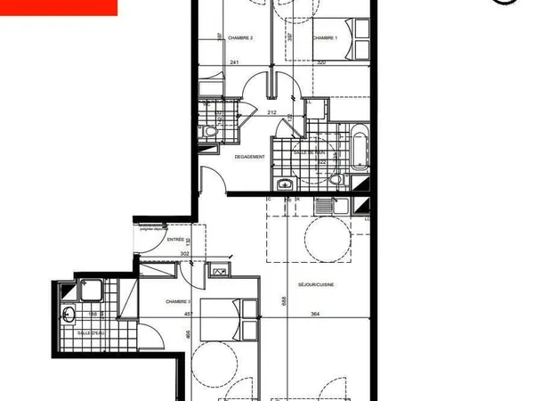 Appartement 4 pièces 91 m²