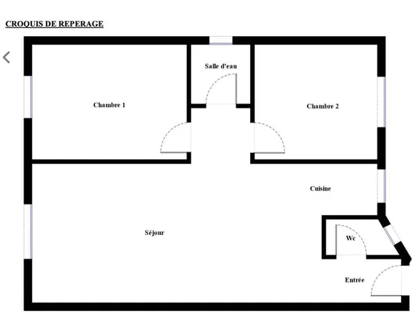 Appartement 3 pièces 68 m²
