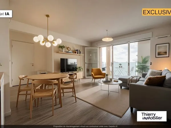 Appartement 2 pièces 39 m²