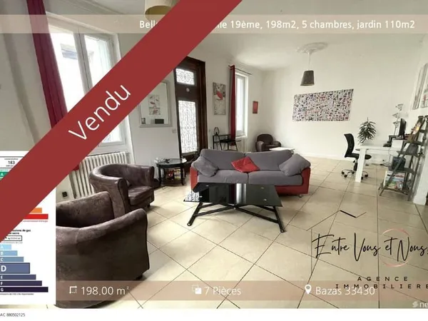 Maison 7 pièces 198 m²