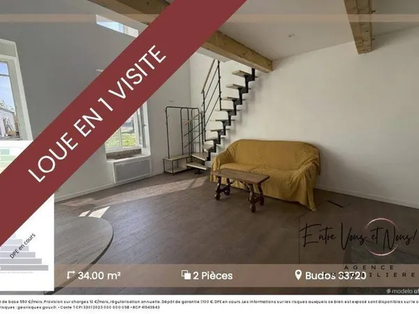 Appartement 2 pièces 31 m²