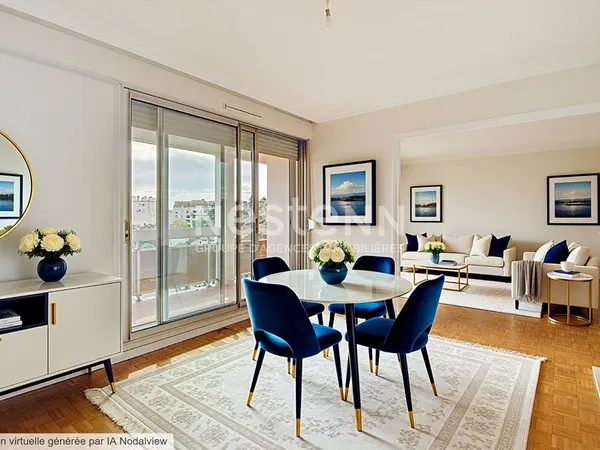 Grand appartement T5 3 chambres avec cave garage et 2 balcons - 69500 BRON