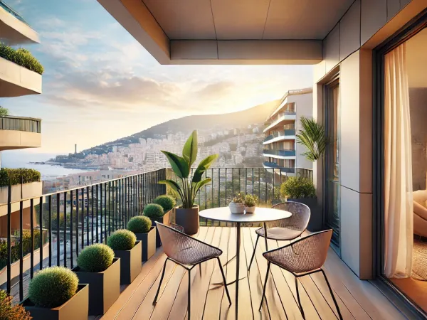 BEAU 3 PIECES DE 60M² VUE MER TERRASSE PROCHE MONACO