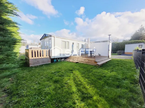 Mobil home en parfait état à proximité de la mer