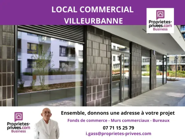VILLEURBANNE - Local commercial 189.5 m² 