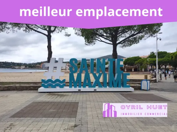 EXCLUSIVITE SAINTE MAXIME - MURS COMMERCIAUX LIBRES 27 m²