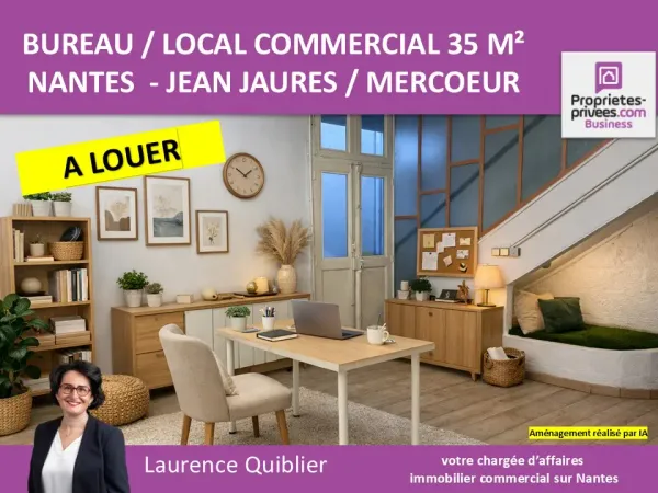 44000 NANTES - BUREAUX - ATELIER A LOUER 35 m²
