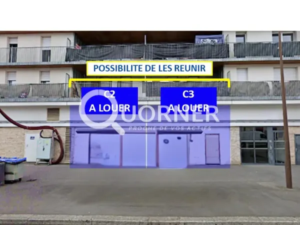 A LOUER / CELLULE COMMERCIALE de 152 m2