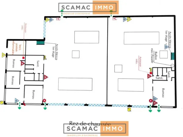 Local d'activités de 741m²