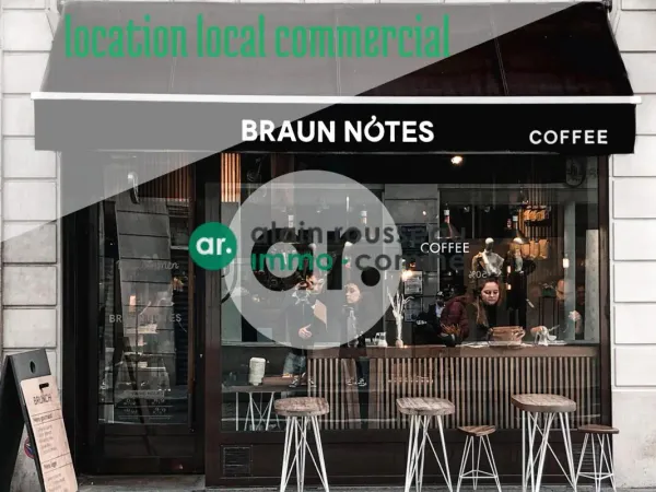 A LOUER : local commercial avec vitrine, centre-ville Angers