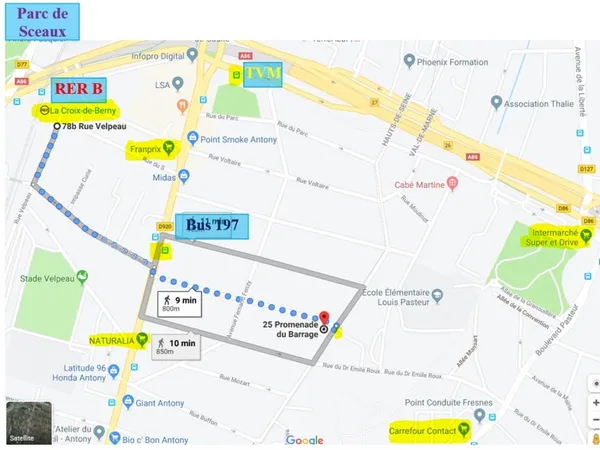 Chambre de 12m2 à louer sur Antony