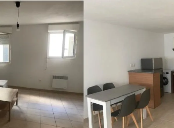 À LOUER Appartement meublé 53 m² Résidence sécurisée Parking privé 655 par mois CC 