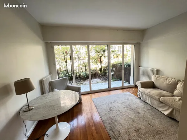 3p jardin 64m² Neuilly hôpital américain 