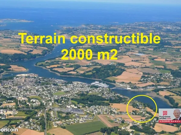 Terrain 2 660 m² Treguier 