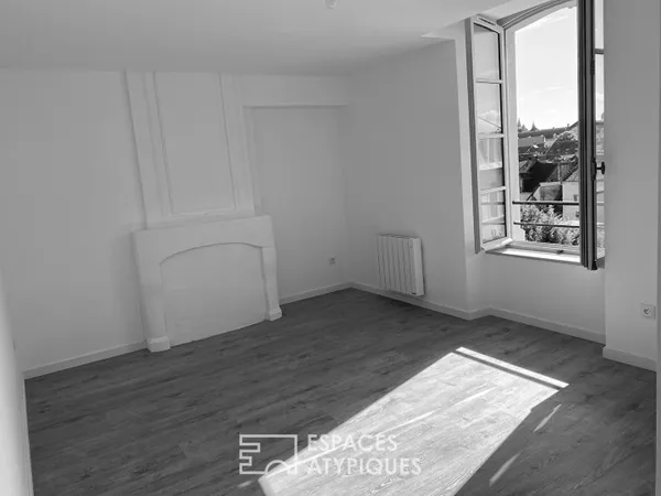 Appartement neuf au dernier étage dans immeuble historique 