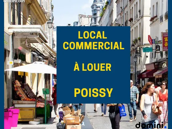 Local commercial 170 m² Poissy 