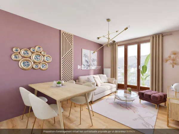 Appartement 3 pièces 55 m² 