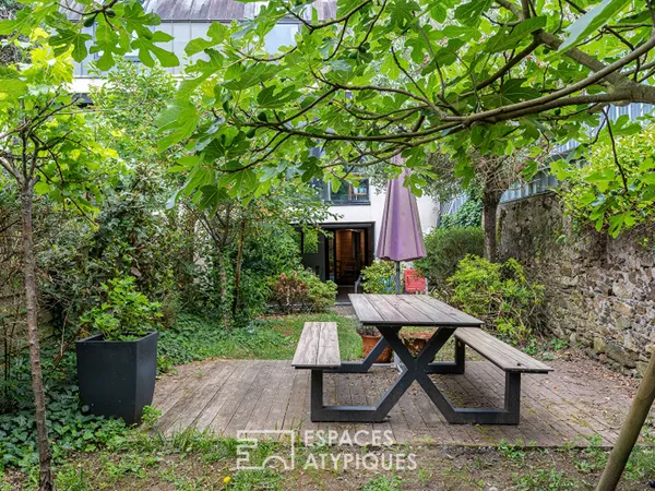 Belle maison contemporaine et son jardin intimiste à Rezé 