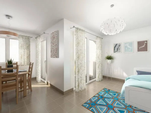 Appartement 3 pièces 61 m² 