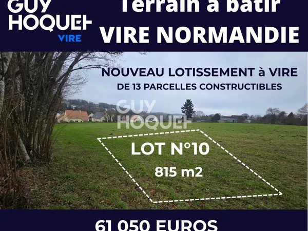 TERRAIN À VENDRE DE 815,00 M² 