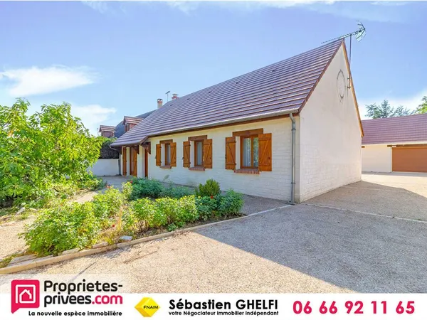Secteur nord rue recherché-maison de plain-pied avec 4 chambres 