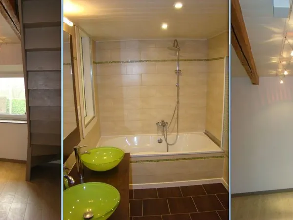 T3 meublé triplex en maison 