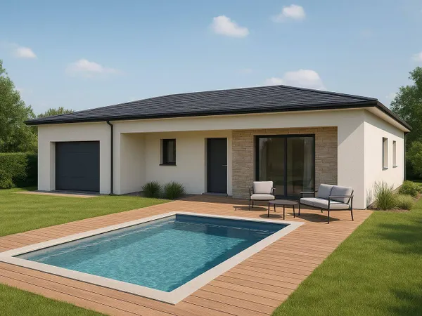 Terrain constructible 1110 m² 