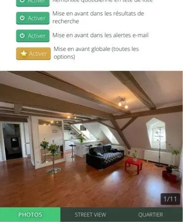 Quartier gare -centre/ Belle chambre meublée dans colocation meublée de 3 maximum libre à partir 
