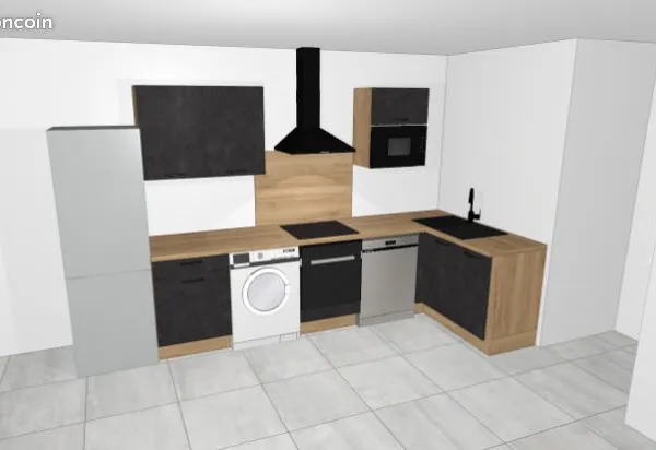 Appartement 3 pièces 56 m² 
