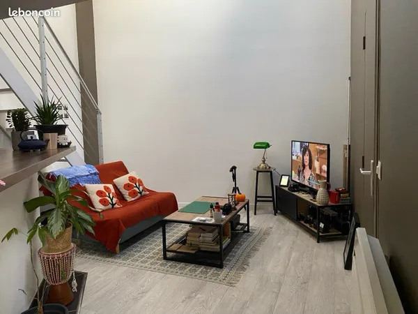 Appartement duplex 2 pièces centre-ville Chateauneuf-sur-Loire 