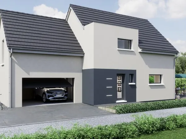 Terrain + maison 128 m² 