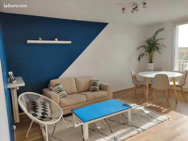Coloc 3 chambres meublée Tours Verdun 