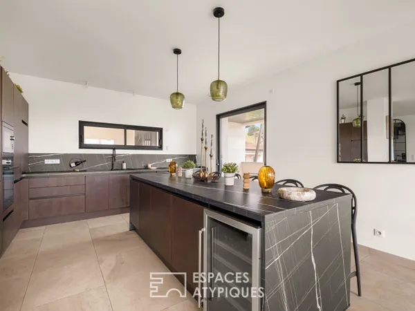 Maison contemporaine lumineuse au coeur du Beaujolais 