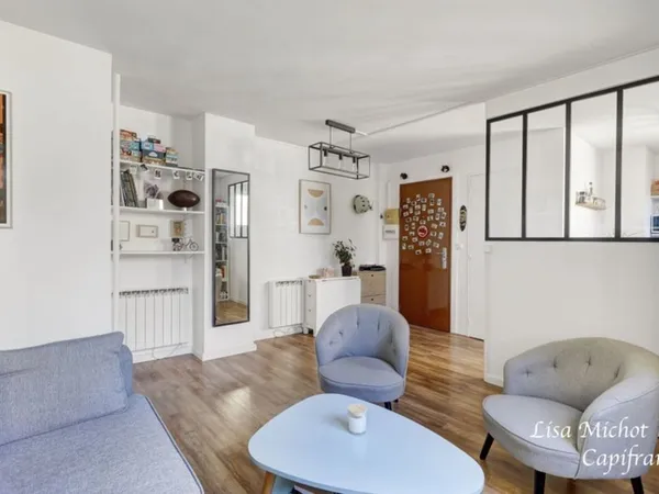 Nanterre Ville - Profession libérale - Appartement 2 pièces sur jardin et sans vis à vis 