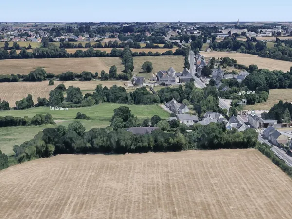 Terrain en lotissement 832 m² 