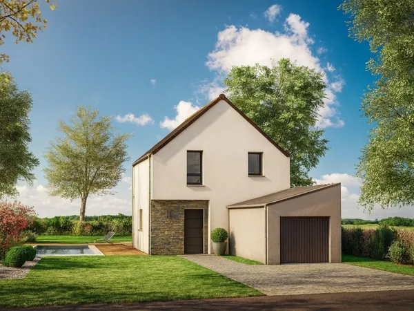 Terrain + maison 85 m² 