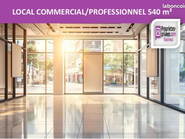 Local commercial 600 m² 